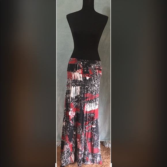 LBisse Multi Colored Maxi Skirt Size L - Picture 1 of 6